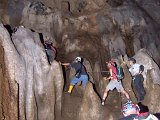 00395-1975 Climb in Racer Cave - Photo by Garry K Smith